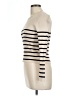 Entro Stripes Ivory Turtleneck Sweater Size L - photo 5