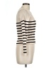 Entro Stripes Ivory Turtleneck Sweater Size L - photo 4