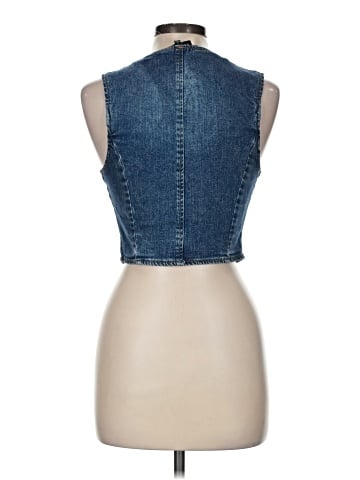 Blu Pepper Denim Vest (view 2)