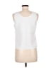 Blue Ice 100% Polyester White Sleeveless Top Size 6 - photo 2