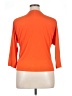 NY Collection Orange 3/4 Sleeve Top Size XL - photo 2
