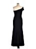Eliza J Solid Black Cocktail Dress Size 16 - photo 2