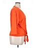 NY Collection Orange 3/4 Sleeve Top Size XL - photo 4