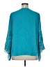 Chico's 100% Polyester Teal 3/4 Sleeve Blouse Size XL (3) - photo 2