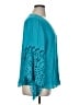 Chico's 100% Polyester Teal 3/4 Sleeve Blouse Size XL (3) - photo 4