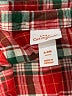 Cat & Jack 100% Cotton Plaid Red Long Sleeve Onesie Size 6-9 mo - photo 3