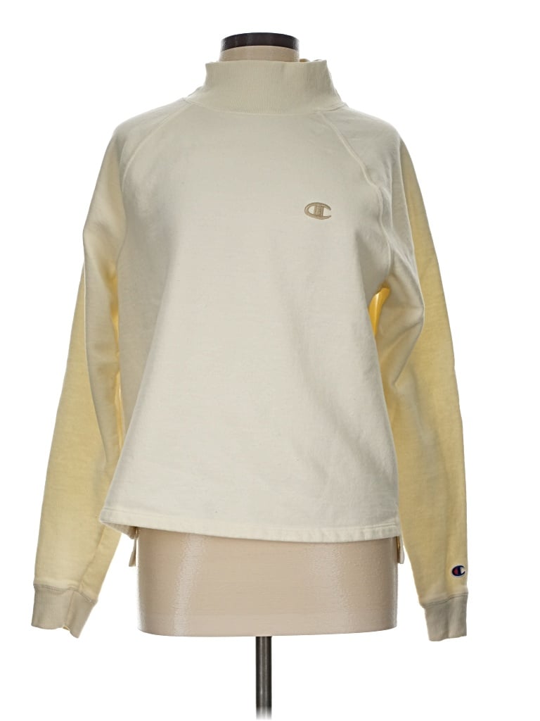 Pre-owned Champion Sweatshirt In Ivory