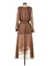 MNG Brown Casual Dress Size 4 - photo 2