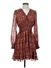 Max Studio Paisley Brown Casual Dress Size S - photo 1