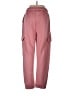 Assorted Brands 100% Polyester Pink Cargo Pants Size L - photo 2