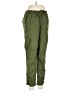 Point Sur 100% Cotton Solid Green Cargo Pants Size 6 (tall) - photo 1