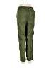 Point Sur 100% Cotton Solid Green Cargo Pants Size 6 (tall) - photo 2