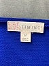 Timing Blue Long Sleeve Blouse Size M - photo 7