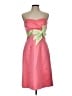 Alfred Angelo 100% Polyester Tropical Pink Cocktail Dress Size 10 - photo 1
