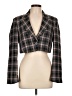 Primark Plaid Brown Blazer Size 10 - photo 1