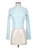 Trendy Queen Blue Long Sleeve Turtleneck Size S - photo 1
