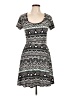 No Boundaries Print Black Casual Dress Size L - photo 1