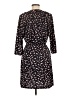 Collective Concepts Print Black Casual Dress Size L - photo 2