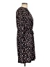 Collective Concepts Print Black Casual Dress Size L - photo 4