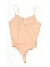 Express 100% Polyester Tan Bodysuit Size S - photo 2