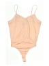 Express 100% Polyester Tan Bodysuit Size S - photo 1