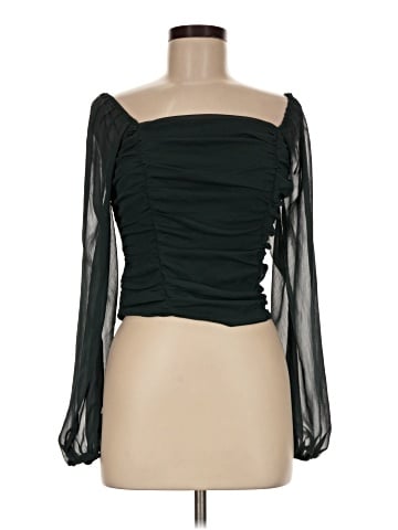 All in Favor Long Sleeve Blouse (view 1)