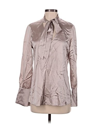 Etcetera Long Sleeve Silk Top (view 1)