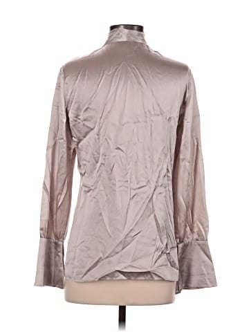 Etcetera Long Sleeve Silk Top (view 2)