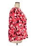 Talbots 100% Polyester Red 3/4 Sleeve Blouse Size 2X - photo 4