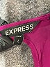 Express 100% Polyester Burgundy Short Sleeve Top Size L - photo 4