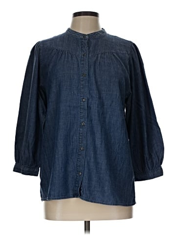 J. McLaughlin 3/4 Sleeve Button-Down Shirt (view 1)