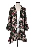 Entro 100% Polyester Black Kimono Size S (estimated) - photo 1
