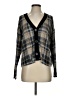 Maurices Plaid Gray Cardigan Size S - photo 1