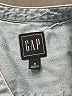 Gap 100% Lyocell Blue Sleeveless Blouse Size S - photo 7