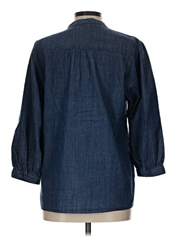 J. McLaughlin 3/4 Sleeve Button-Down Shirt (view 2)
