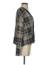 Maurices Plaid Gray Cardigan Size S - photo 4