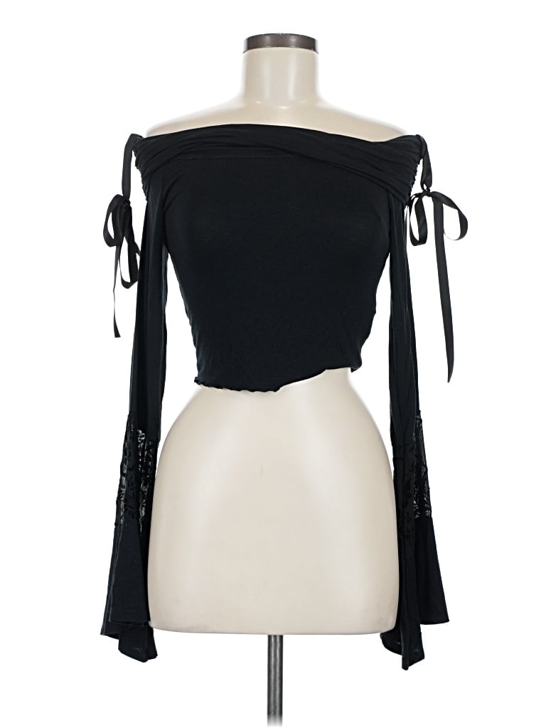 Pre-owned Romwe Sleeveless Blouse In Black