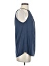 Green Envelope Blue Sleeveless Blouse Size XS - photo 4
