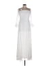 Lulus 100% Polyester White Casual Dress Size L - photo 1