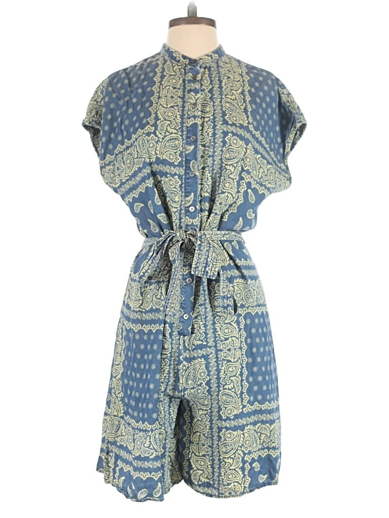 Pre-owned Current Air Romper In Blue