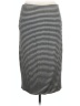 Caslon Stripes Gray Casual Skirt Size L - photo 2