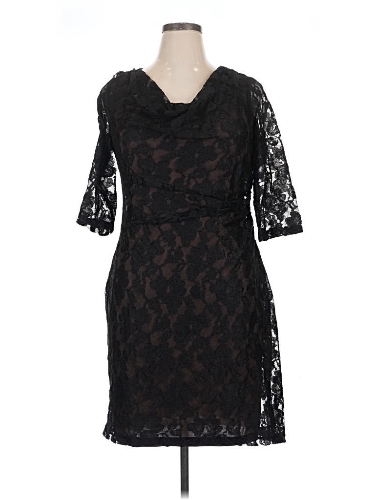 Pre-owned Coldwater Creek Cocktail Dress In Black