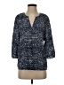 Joie 100% Silk Blue 3/4 Sleeve Silk Top Size S - photo 1