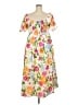 BLOOMCHIC 100% Polyester Floral White Casual Dress Size 18 - 20 - photo 2