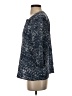 Joie 100% Silk Blue 3/4 Sleeve Silk Top Size S - photo 5