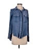 Free People Blue Long Sleeve Blouse Size XS - photo 1