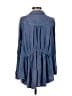 Free People Blue Long Sleeve Blouse Size XS - photo 2
