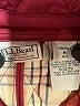 L.L.Bean Argyle Burgundy Coat Size M - photo 6
