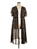 Unbranded 100% Polyester Brown Kimono Size XXL - photo 1