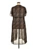 Unbranded 100% Polyester Brown Kimono Size XXL - photo 2